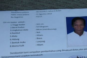 Narapidana Kasus Pencurian di Lapas Lubukbasung Kabur