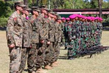 Marinir Indonesia-Amerika Latihan Bersama di Situbondo