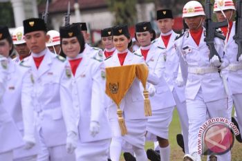 Anggota Paskibraka OKU keliling Indonesia 