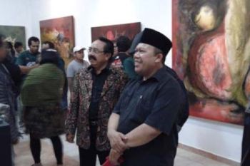 Kandidat Kepala Daerah Hadiri Pembukaan Pameran Seni