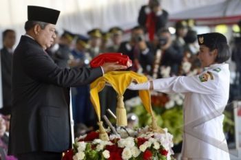 Presiden Pimpin Upacara Peringatan HUT Ke-68 Kemerdekaan RI