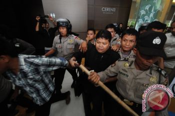 Polisi amankan lokasi hitung cepat Puskaptis