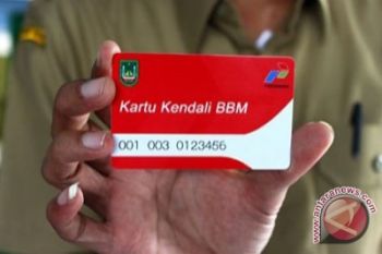 Kartu BBM ditargetkan berlaku nasional awal 2014 