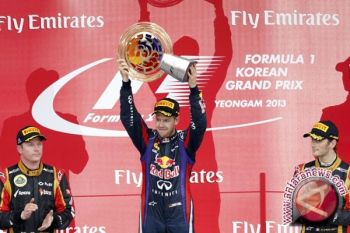  Hasil F1 GP Korea, Vettel Kembali Juara