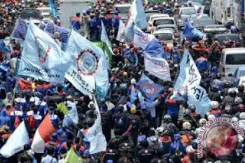 Pusat Perayaan Hari Buruh di Batam