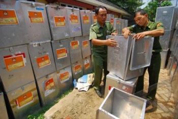 Pilkada Tegal Gunakan Kotak Suara Bekas