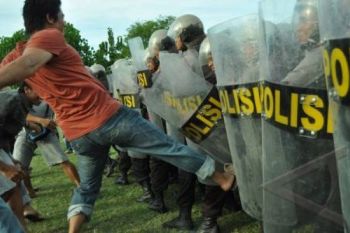 Jelang Pilkades Serentak, Digelar Simulasi Penanggulangan Anarkis