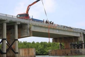 Pemprov Kepri jelaskan pencurian besi baja jembatan