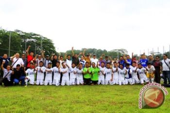 Tim sepak bola Muba juara turnamen U-18 di Singapura