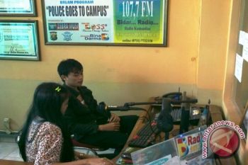 Radio Komunitas UBD Palembang sosialisasikan Pemilu 