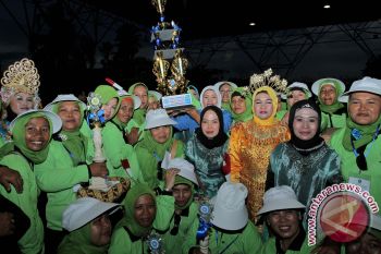 Kecamatan Lalan juara jambore PKK Muba 
