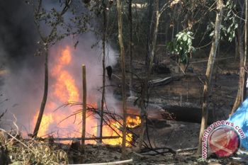 Pertamina dan Polisi tutup 25 sumur minyak ilegal