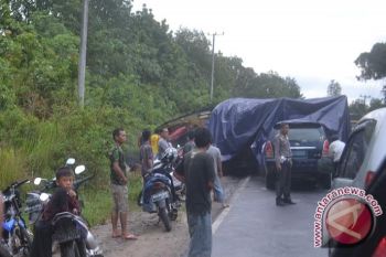 Tabrakan beruntun di OKU satu korban patah kaki