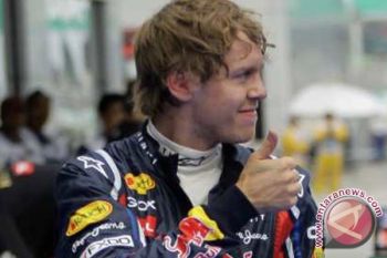 Sebastian Vettel menjadi yang tercepat pada uji pramusim Formula 1