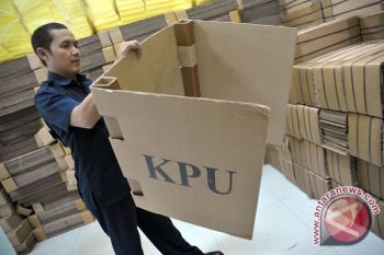 Palembang gunakan kotak suara kardus pemilu legislatif