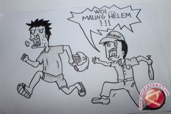 Polsek Pengasih ringkus pencuri spesialis helm 