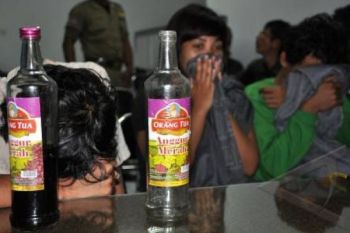 Siswa Siswi Pesta Miras Digerebek Polisi Magelang