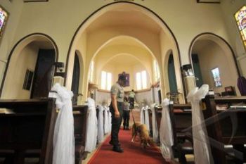 Polisi Jaga 101 Gereja Saat Natal di Pekanbaru