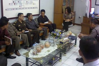 Polres Tanahdatar Bahas Pengamanan Pemilu