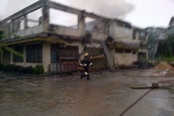 Pemkot Perbaiki Kantor Disnaker yang Terbakar
