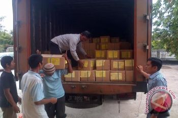 KPU terima pengiriman surat suara Pemilu 2014