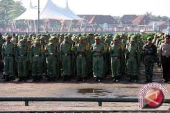 Sebanyak 300 Linmas Ikuti Sosialisasi Pengamanan Pemilu 