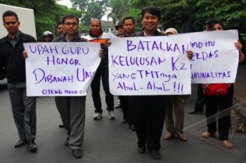 Dugaan Manipuasi Data, Tenaga Honorer Tuntut Pertanggungjawaban 