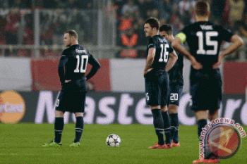 MU Takluk 0-2 di Markas Olympiakos