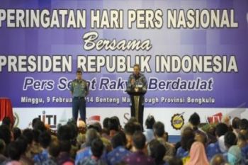 Presiden: Pers Berjasa Menguatkan Saya
