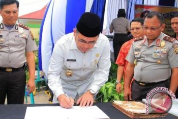 Bupati Muba-Kapolda Sumsel resmikan gedung Satlantas Polres 
