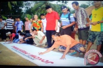 PDI Perjuangan MUBA galang dukungan untuk Jokowi