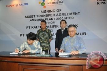 Pupuk Kaltim Ambil Alih Aset Pabrik Amoniak