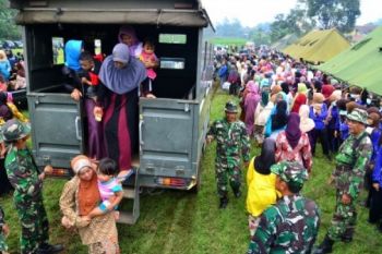 Waspadai Gunung Slamet, Banyumas Gelar Simulasi Penanganan