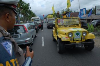 Sosialisasikan Pemilu, KPU Gelar Pawai Simpatik Diikuti Parpol