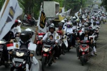Puluhan Peserta Konvoi Kampanye PKS Ditilang