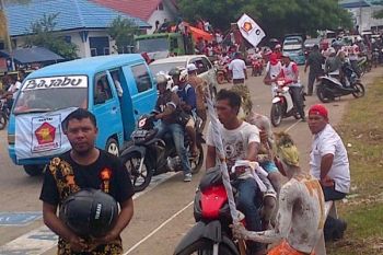 Pemilu- Partai Gerindra Kampanye Terbuka Di Baubau