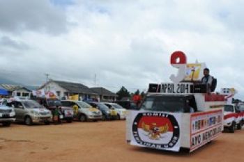 KPU Natuna Gelar Karnaval Parpol