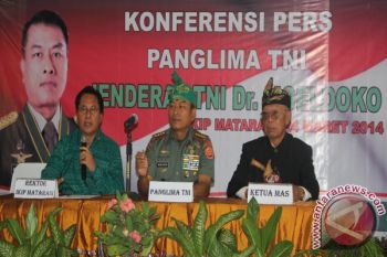 Jenderal Moeldoko enggan bicara soal wakilnya Jokowi