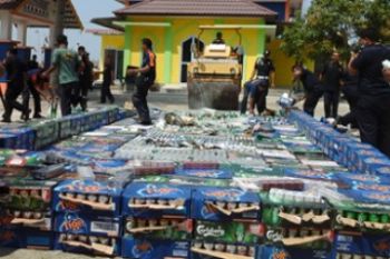 Pemusnahan Barang Ilegal/Rusdianto