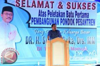 Bupati Mamuju Mulai Pembangunan Ponpes Desa Tadui 