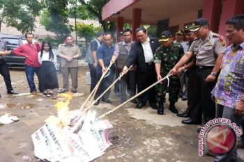 KPU OKU musnahkan 3.663 surat suara Pilpres