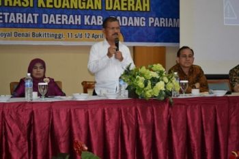 Pemkab Padangpariaman Gelar Workshop Pengelolaan Keuangan