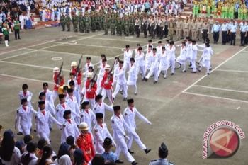 Siswa Barito Utara Ikuti GBN Tingkat Kalteng