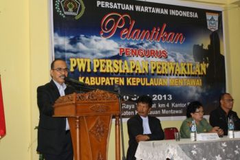 Enam Wartawan Mentawai Ikuti Uji Kompetensi