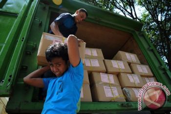 Distribusi Surat Suara di Temanggung Rampung