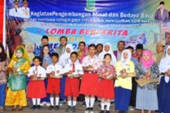 Lomba Minat dan Budaya Baca Tingkat Pelajar se-Natuna Sukses