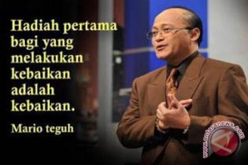 Mario Teguh motivasi guru-guru di Medan 