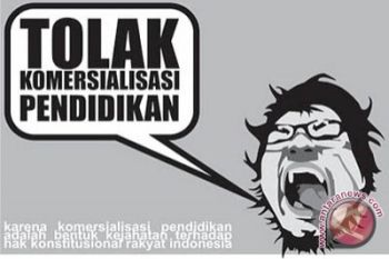Ratusan mahasiswa Yogyakarta tuntut penghapusan komersialisasi pendidikan 