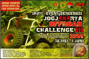 Dispar gelar `Jogjakarta Off Road Challange 2014` 