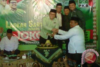 Muhaimin deklarasikan Santri Nusantara Yogyakarta dukung Jokowi-JK